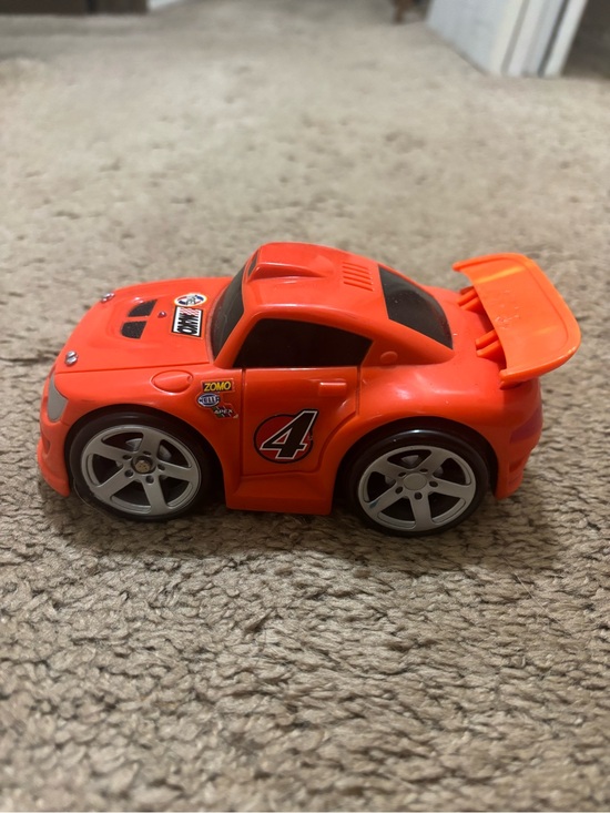 Other - Kids Orange Race Car Toy - Brand Unknown